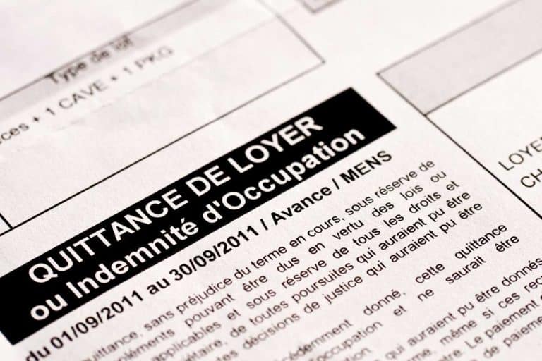 quittance de loyer 1