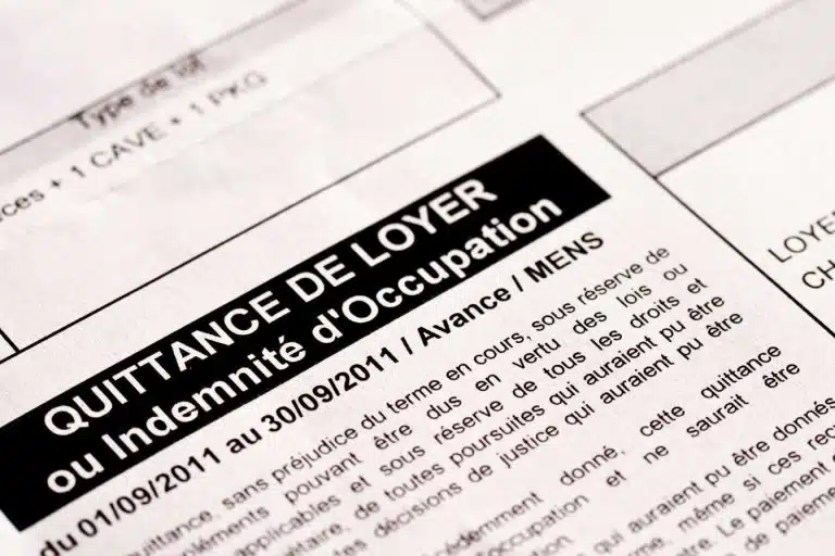 quittance de loyer 1